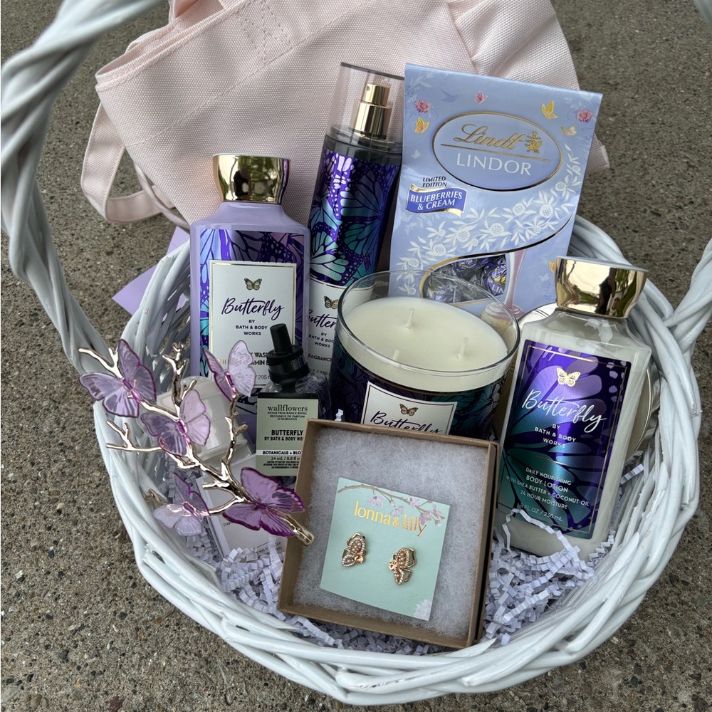 Butter Scented Bath & Body Gift Set - Purple